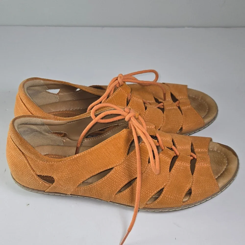 Earth Womens Lace Up Gladiator Sandals Size 10B